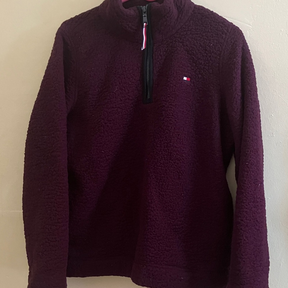 Tommy Hilfiger Deep Purple Fleece Pullover